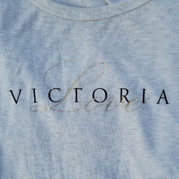 Vintage Victoria's Secret Y2K Womens Oversized M Gray Sweatshirt, Sleepwear - Picture 3 of 7